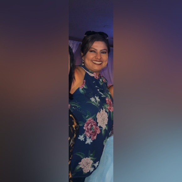 Sweet Pea for New York & Company Floral by Stacy Frati Sleeveless Tip - XL - Picture 8 of 9